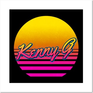 Kenny G Personalized Name Birthday Retro 80s Styled Gift Posters and Art